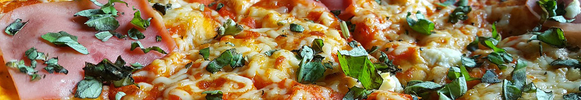 Eating Pizza at Pompilio's Pizza & Restaurant restaurant in Westwood, NJ.